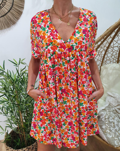 Robe longue avec short intégré outlet
