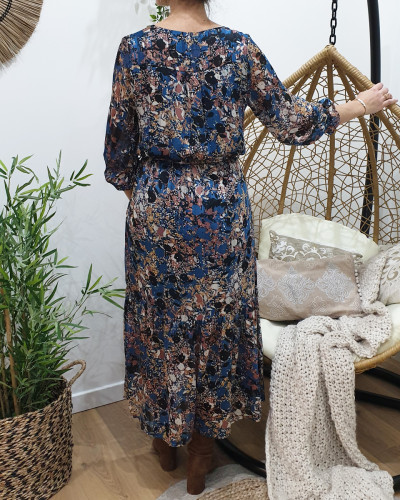 Robe liseré doré outlet