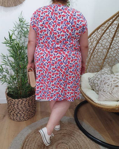 Robe femme Tamara violet et rose 