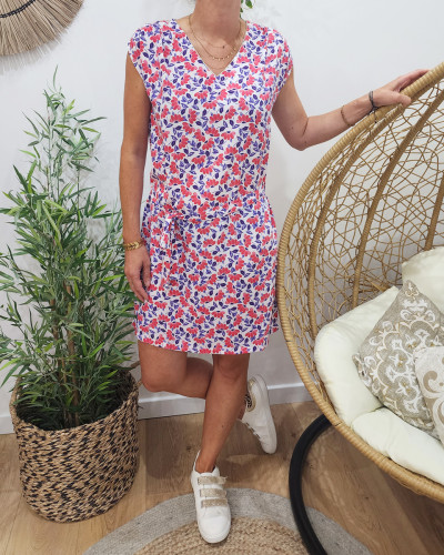 Robe femme Tamara violet et rose 