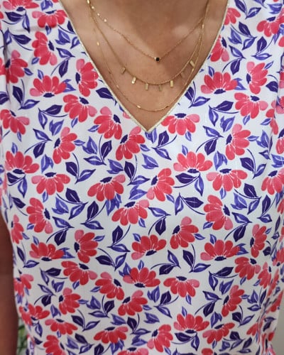 Robe femme Tamara violet et rose 