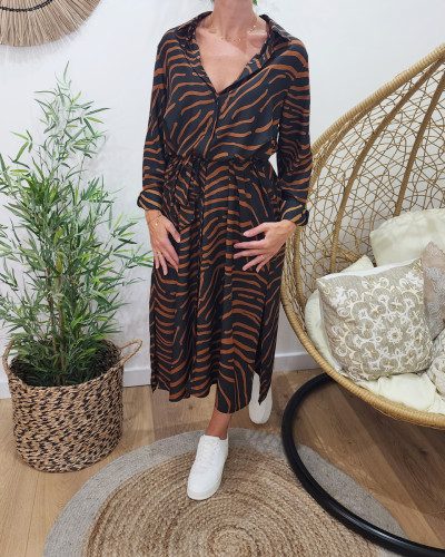 Robe shop camel femme