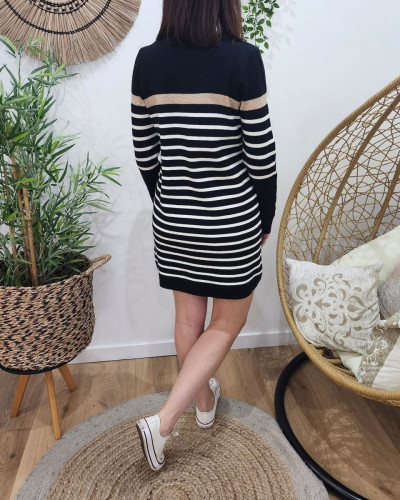 Robe pull marinière femme outlet