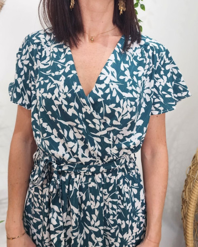 Robe longue femme verte AdélaÏde