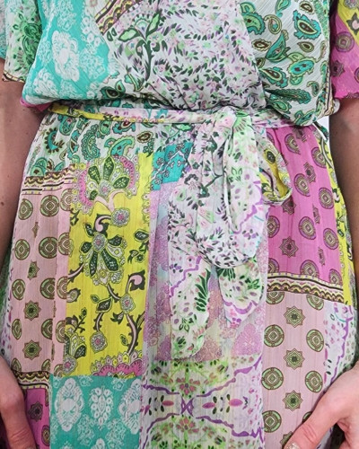Robe longue femme verte Noalie