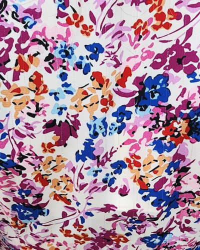 Robe portefeuille courte femme Bléona