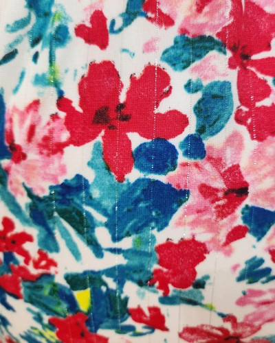 Robe femme rose et bleue Yolande