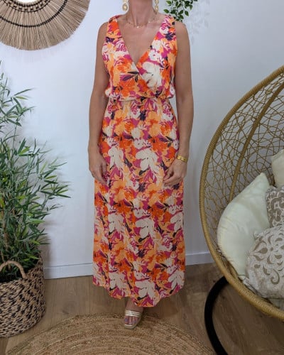 Robe longue femme Swan