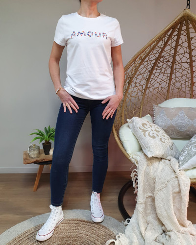 T-Shirt blanc Amour