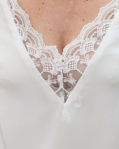 Top Sofia blanc