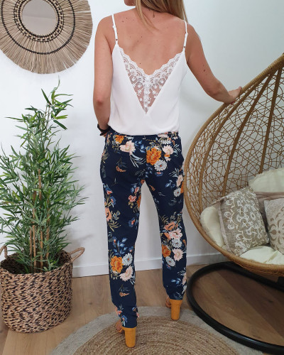 Top réversible Ninon blanc