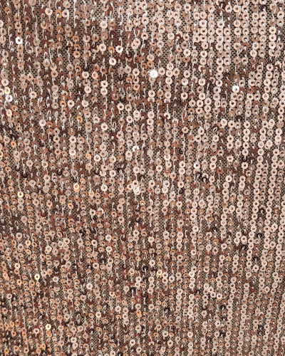 Top femme marron à sequins