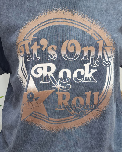 T-shirt femme It's Only Rock & Roll