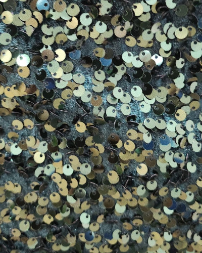 Top femme à sequins verts Amal