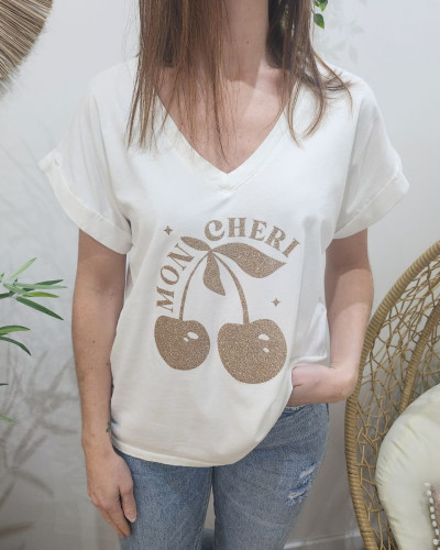 T-shirt femme Mon chéri