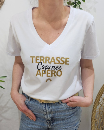 T-Shirt Terrasse copines apéro