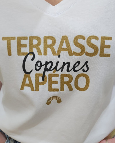 T-Shirt Terrasse copines apéro