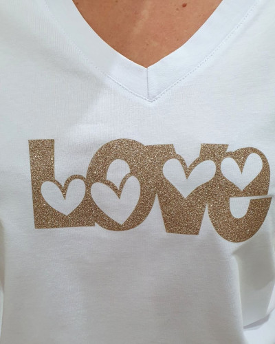 T-Shirt Femme Love