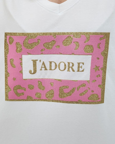 T-Shirt femme oversize J'adore