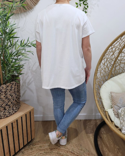 T-Shirt femme oversize J'adore