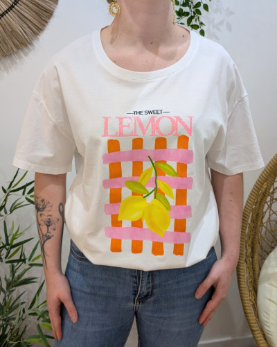 T-Shirt femme oversize The sweet lemon