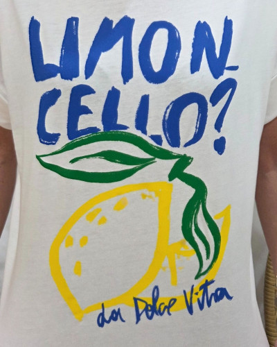 T-Shirt femme ecru limoncello?