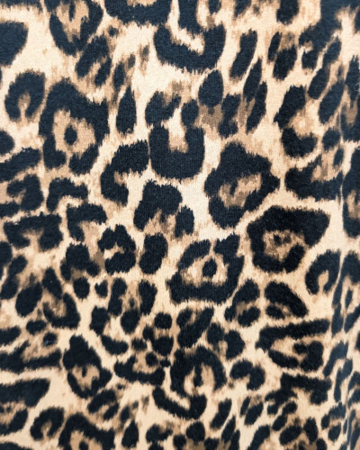 T-Shirt femme léopard oversize