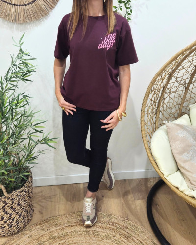 T-Shirt femme No bad days