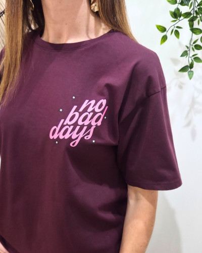 T-Shirt femme No bad days