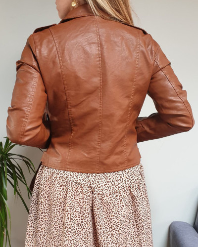 Veste Perfecto camel