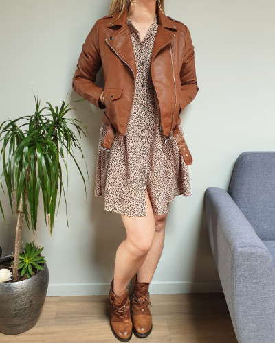 Veste Perfecto camel