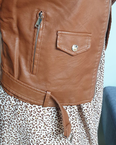 Veste Perfecto camel