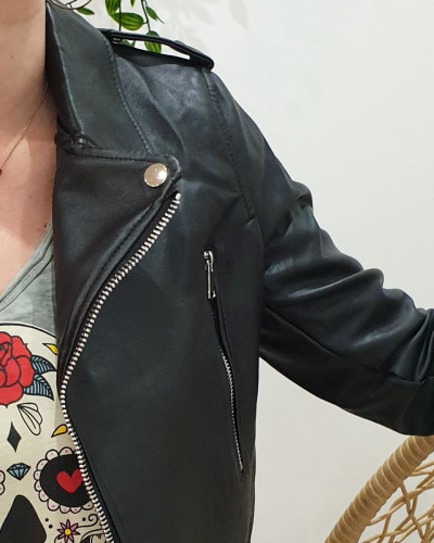 Veste Perfecto femme noir