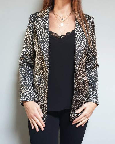 Veste tailleur imprimé best sale