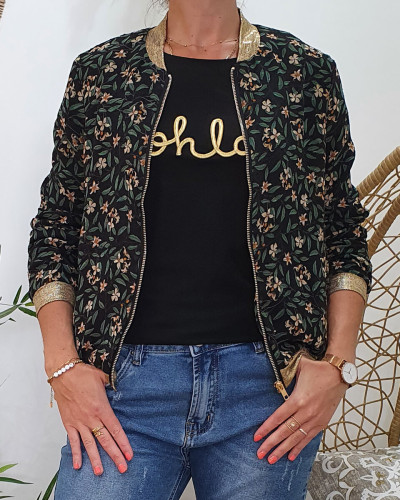 Bombers imprimé femme 2025