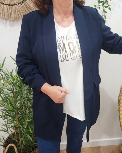 Taille deals blazer femme