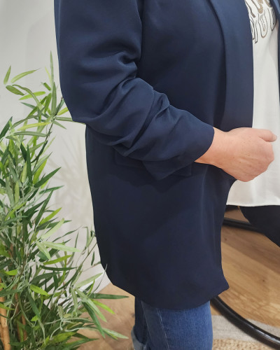 Blazer long grande clearance taille femme