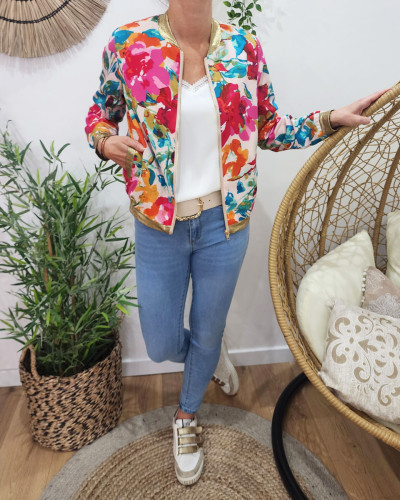 Bombers femme multicolore Malika