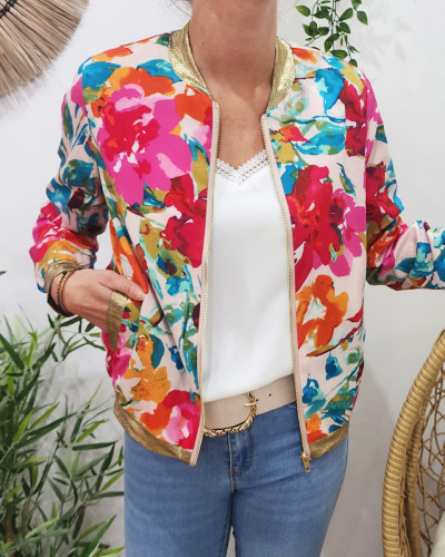 Bombers femme multicolore Malika