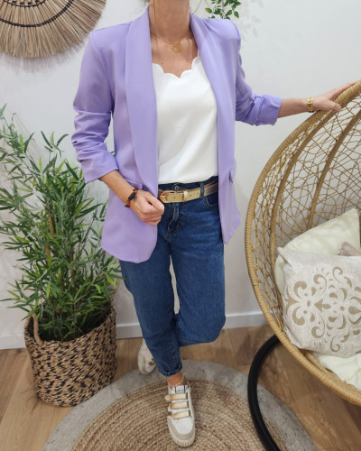 Blazer femme manche courte 2025