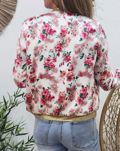 Bombers femme rose Jasmine