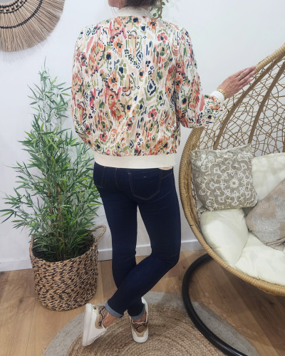 Bombers femme beige kaki corail Camilla