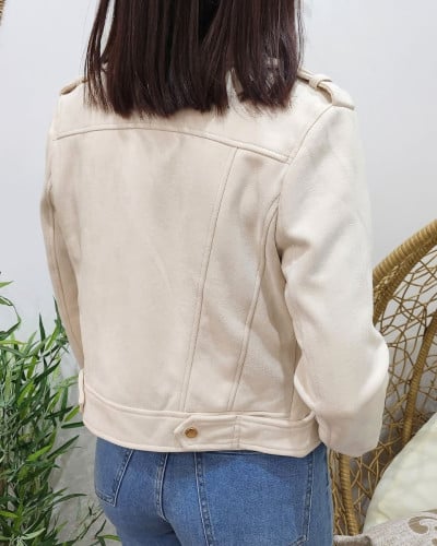 Perfecto femme beige clearance