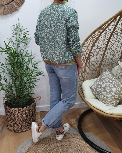Bombers femme vert Béatrice