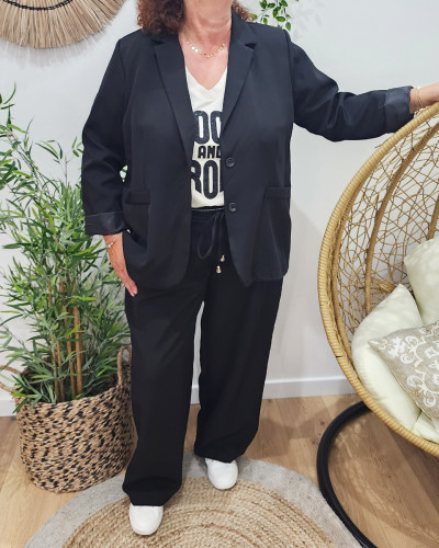 Blazer femme grande taille 23620