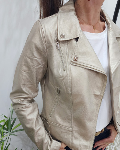 Perfecto femme dore fin 24062
