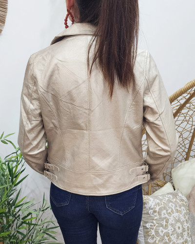 Perfecto femme doré fin