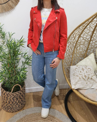Perfecto femme rouge 2025
