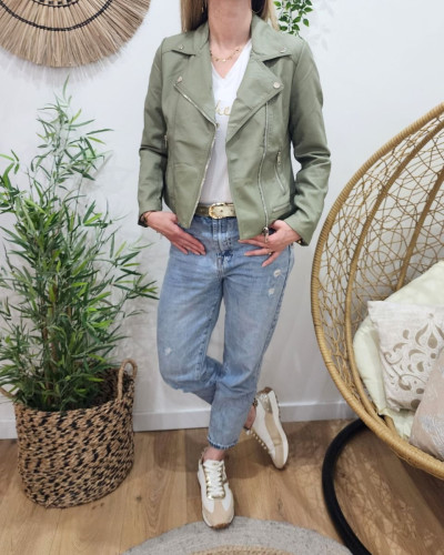 Perfecto femme kaki sale