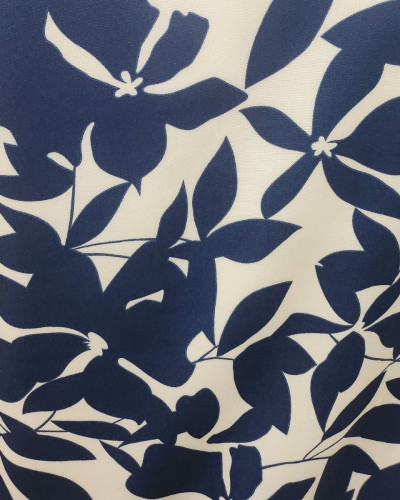 Bombers femme écru et bleu Soizic